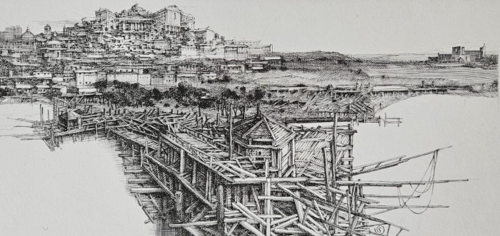 Krzysztof Skórczewski, Trabucco, grafika, Galeria Sztuki Katarzyny Napiórkowskiej