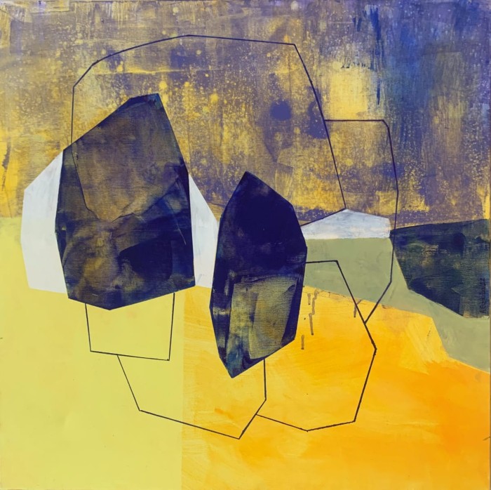 Anna Masiul-Gozdecka, Jasna noc, obraz, Galeria Sztuki Katarzyny Napiórkowskiej