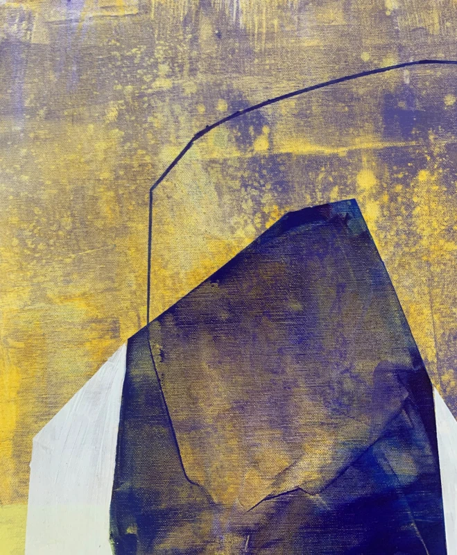 Anna Masiul-Gozdecka, Jasna noc, obraz, Galeria Sztuki Katarzyny Napiórkowskiej
