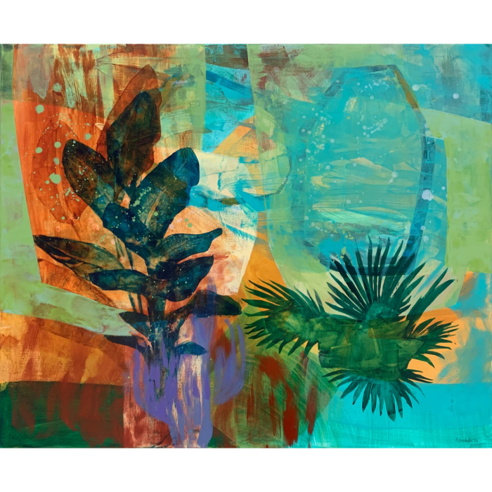 Anna Masiul-Gozdecka, Oranżeria, obraz, Galeria Sztuki Katarzyny Napiórkowskiej