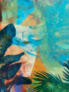 Anna Masiul-Gozdecka, Oranżeria, obraz, Galeria Sztuki Katarzyny Napiórkowskiej