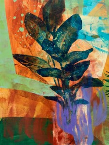 Anna Masiul-Gozdecka, Oranżeria, obraz, Galeria Sztuki Katarzyny Napiórkowskiej