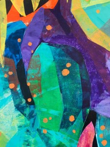 Anna Masiul-Gozdecka, Jungle Boogie 5, obraz, Galeria Sztuki Katarzyny Napiórkowskiej
