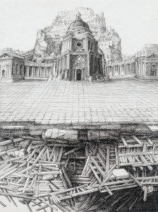 Krzysztof Skórczewski, Małe imperium, grafika, Galeria Sztuki Katarzyny Napiórkowskiej
