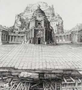 Krzysztof Skórczewski, Małe imperium, grafika, Galeria Sztuki Katarzyny Napiórkowskiej
