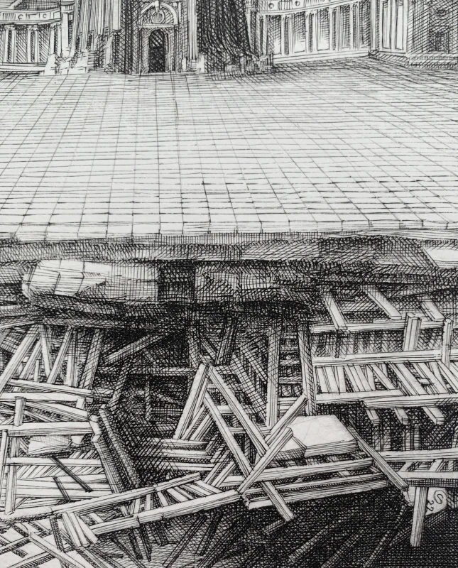 Krzysztof Skórczewski, Małe imperium, grafika, Galeria Sztuki Katarzyny Napiórkowskiej