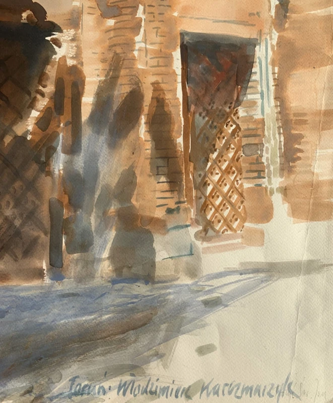 Włodzimierz Karczmarzyk, Toruń, obraz, Galeria Sztuki Katarzyny Napiórkowskiej