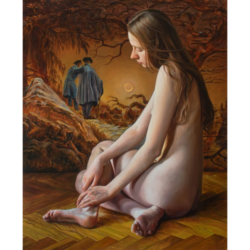 Agnieszka Staak-Janczarska, Zmierzch, obraz, Galeria Sztuki Katarzyny Napiórkowskiej