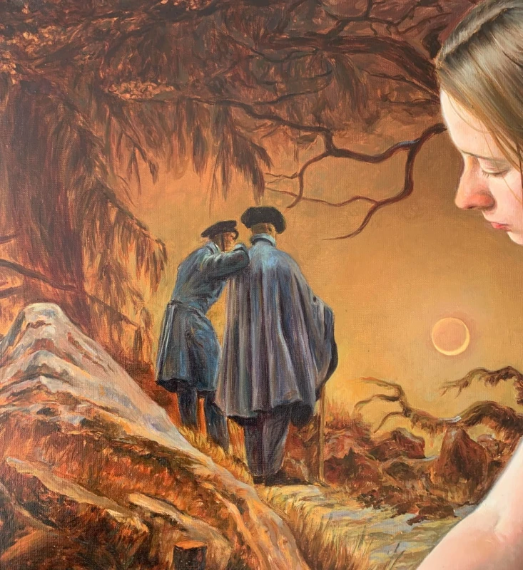 Agnieszka Staak-Janczarska, Zmierzch, obraz, Galeria Sztuki Katarzyny Napiórkowskiej