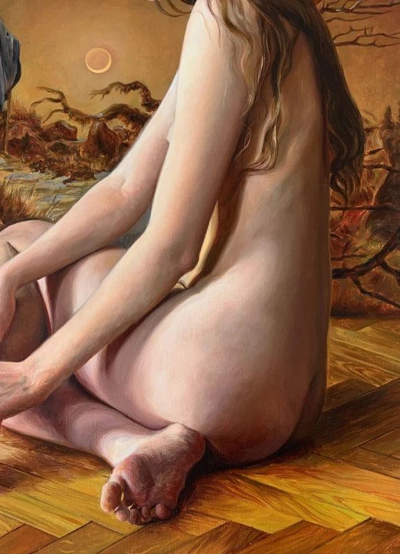 Agnieszka Staak-Janczarska, Zmierzch, obraz, Galeria Sztuki Katarzyny Napiórkowskiej