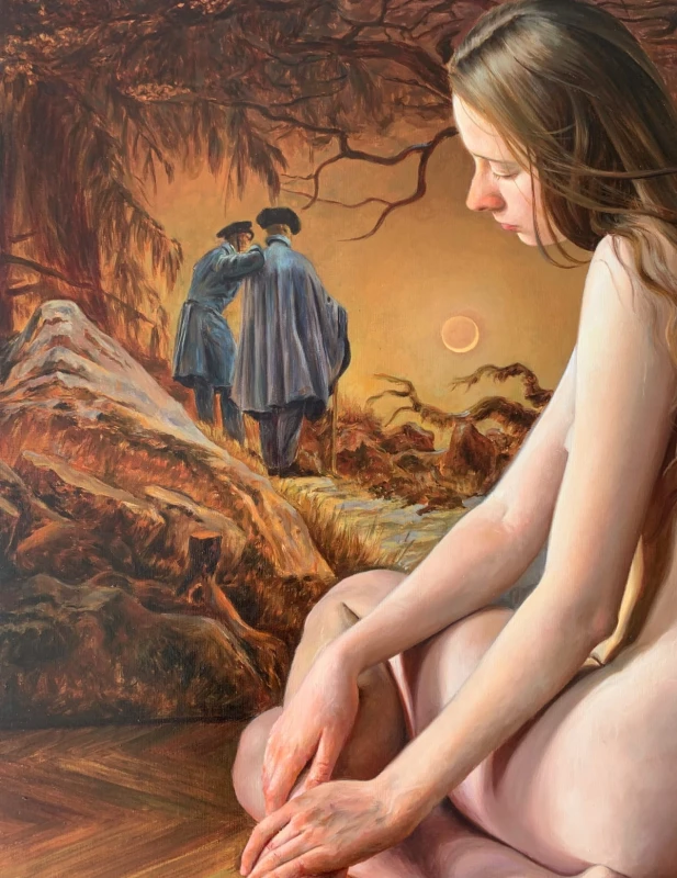 Agnieszka Staak-Janczarska, Zmierzch, obraz, Galeria Sztuki Katarzyny Napiórkowskiej