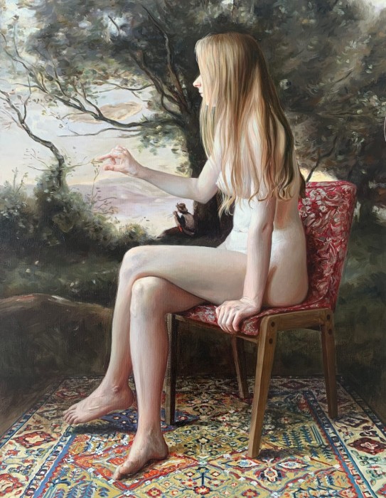 Agnieszka Staak-Janczarska, W marzeniach, obraz, Galeria Sztuki Katarzyny Napiórkowskiej