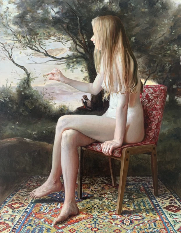 Agnieszka Staak-Janczarska, W marzeniach, obraz, Galeria Sztuki Katarzyny Napiórkowskiej