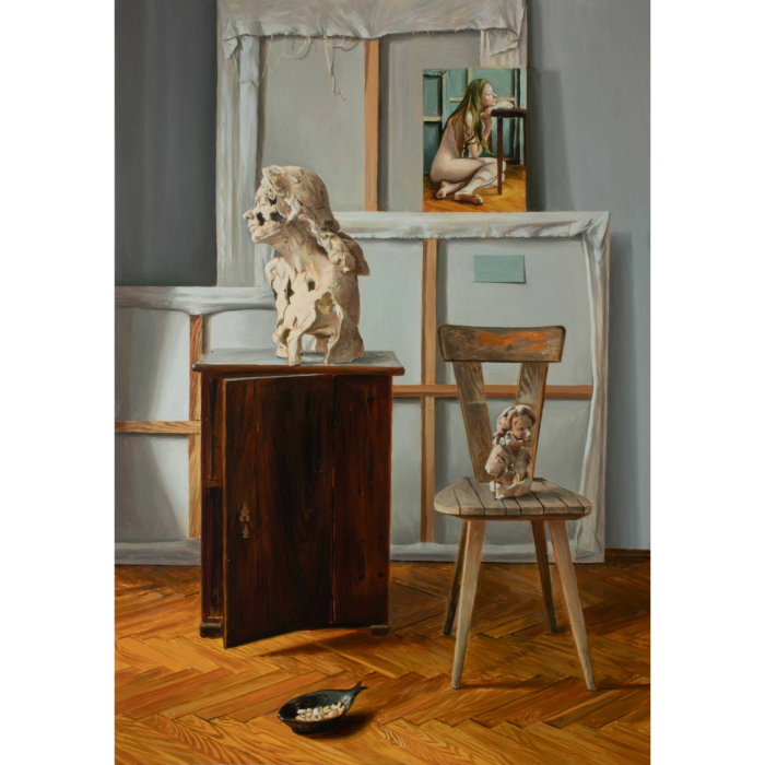 Agnieszka Staak-Janczarska, Ślady obecności, obraz, Galeria Sztuki Katarzyny Napiórkowskiej