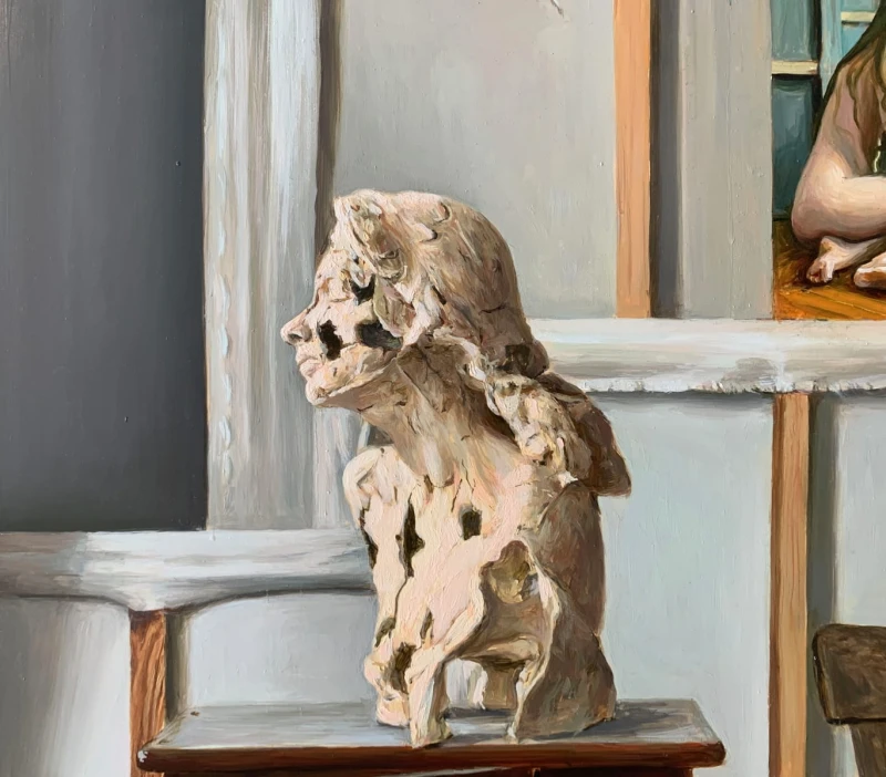 Agnieszka Staak-Janczarska, Ślady obecności, obraz, Galeria Sztuki Katarzyny Napiórkowskiej