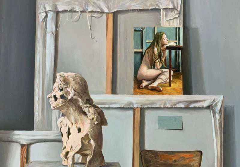 Agnieszka Staak-Janczarska, Ślady obecności, obraz, Galeria Sztuki Katarzyny Napiórkowskiej