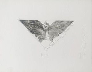 Krzysztof Skórczewski, Paź królowej, grafika, Galeria Sztuki Katarzyny Napiórkowskiej