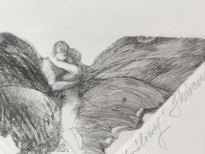 Krzysztof Skórczewski, Paź królowej, grafika, Galeria Sztuki Katarzyny Napiórkowskiej