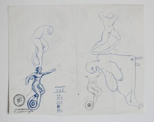 Franciszek Starowieyski, Bez tytułu,rysunek, Galeria Sztuki Katarzyny Napiórkowskiej