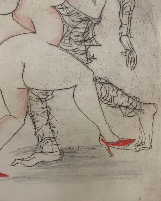 Leszek Rózga, Karnawał - Ozdrowieniec, grafika, Galeria Sztuki Katarzyny Napiórkowskiej