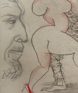 Leszek Rózga, Karnawał - Ozdrowieniec, grafika, Galeria Sztuki Katarzyny Napiórkowskiej