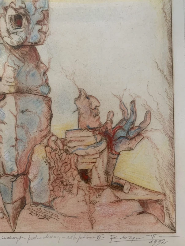 Leszek Rózga, Egea, grafika, Galeria Sztuki Katarzyny Napiórkowskiej
