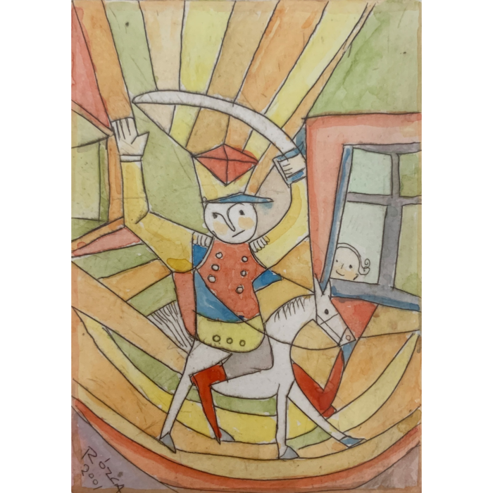 Leszek Rózga, Żołnierzyk, grafika, Galeria Sztuki Katarzyny Napiórkowskiej