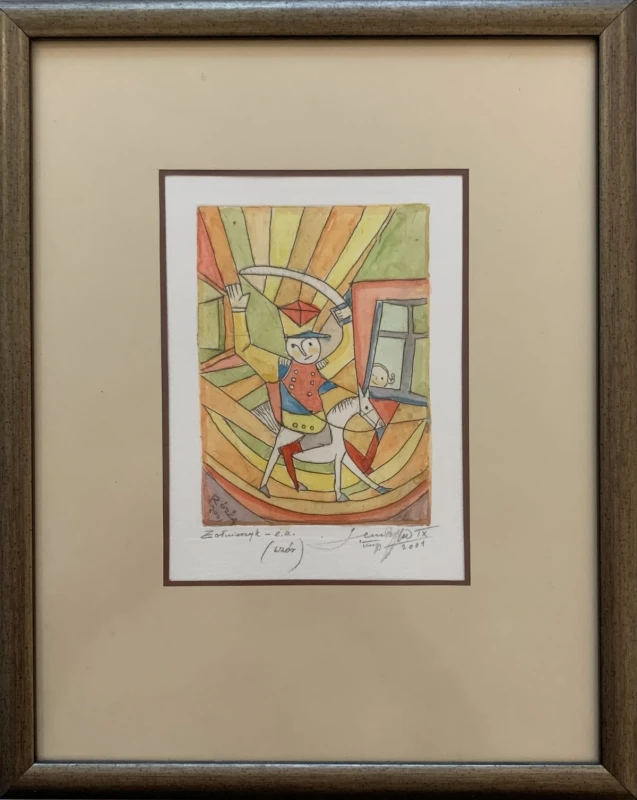 Leszek Rózga, Żołnierzyk, grafika, Galeria Sztuki Katarzyny Napiórkowskiej