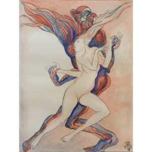 Leszek Rózga, Casanova, grafika, Galeria Sztuki Katarzyny Napiórkowskiej
