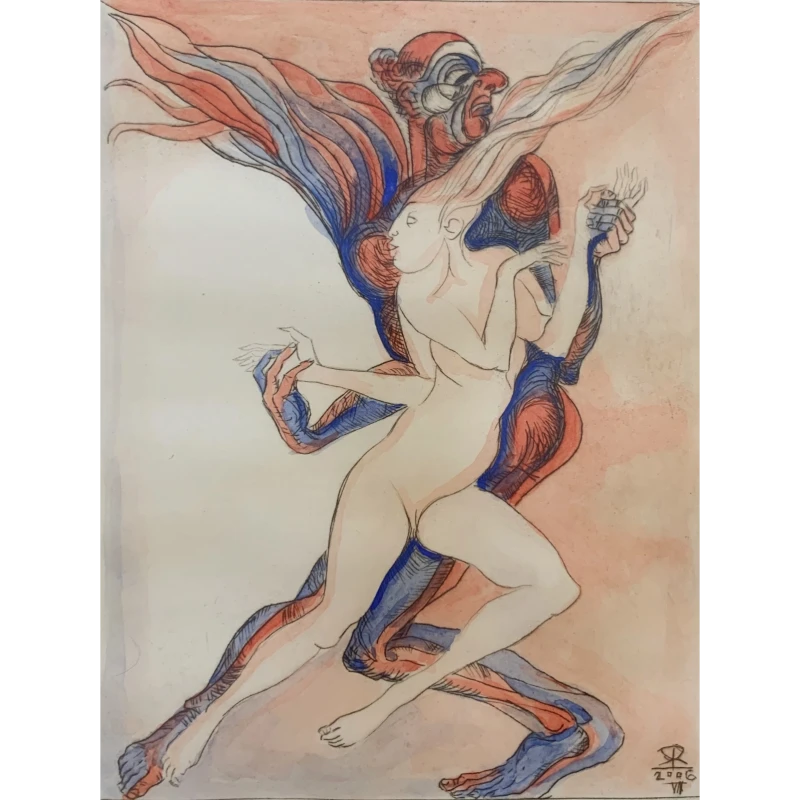 Leszek Rózga, Casanova, grafika, Galeria Sztuki Katarzyny Napiórkowskiej