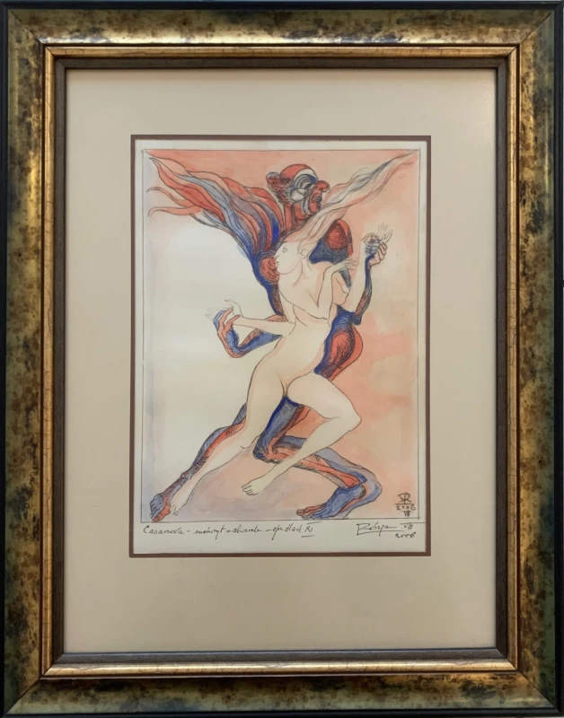 Leszek Rózga, Casanova, grafika, Galeria Sztuki Katarzyny Napiórkowskiej