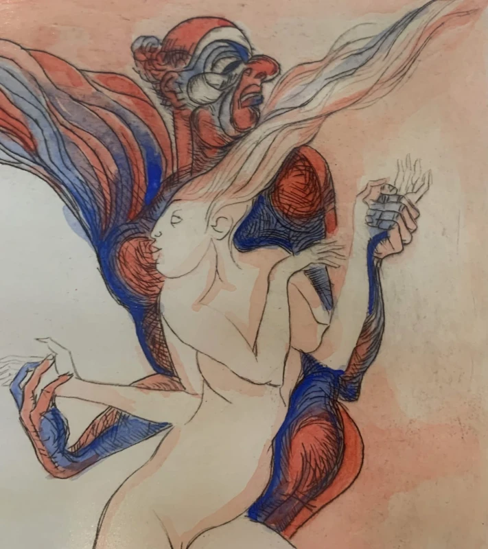 Leszek Rózga, Casanova, grafika, Galeria Sztuki Katarzyny Napiórkowskiej