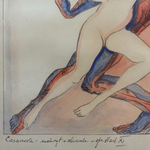 Leszek Rózga, Casanova, grafika, Galeria Sztuki Katarzyny Napiórkowskiej