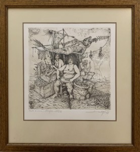 Leszek Rózga, Frutti di mare, grafika, Galeria Sztuki Katarzyny Napiórkowskiej