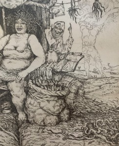 Leszek Rózga, Frutti di mare, grafika, Galeria Sztuki Katarzyny Napiórkowskiej