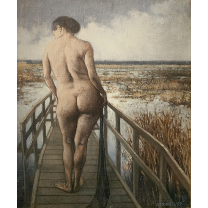 Katarzyna Szydłowska, Pomost, obraz, Galeria Sztuki Katarzyny Napiórkowskiej