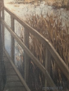 Katarzyna Szydłowska, Pomost, obraz, Galeria Sztuki Katarzyny Napiórkowskiej