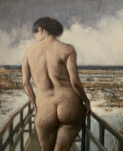 Katarzyna Szydłowska, Pomost, obraz, Galeria Sztuki Katarzyny Napiórkowskiej