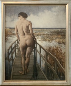 Katarzyna Szydłowska, Pomost, obraz, Galeria Sztuki Katarzyny Napiórkowskiej