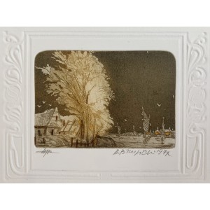 Bogdan Pikulicki, Pejzaż, grafika, Galeria Sztuki Katarzyny Napiórkowskiej