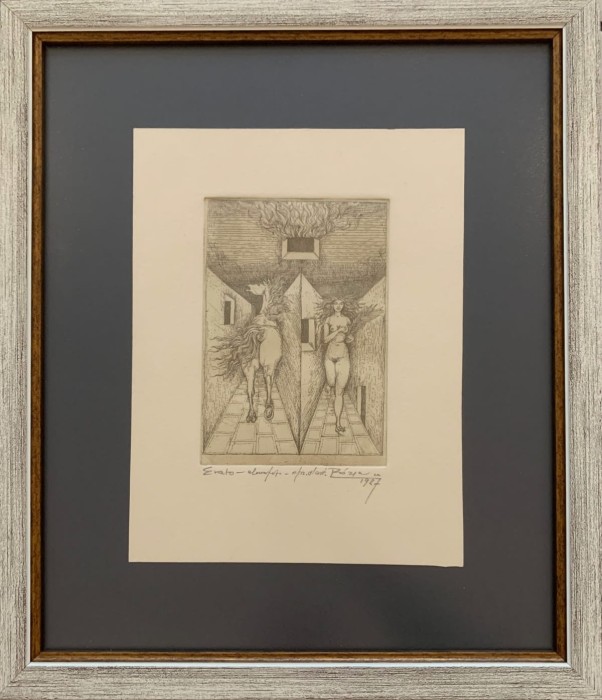 Leszek Rózga, Erato, grafika, Galeria Sztuki Katarzyny Napiórkowskiej