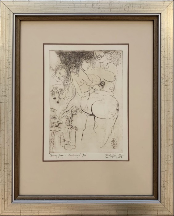 Leszek Rózga, Cztery pory roku, grafika, Galeria Sztuki Katarzyny Napiórkowskiej