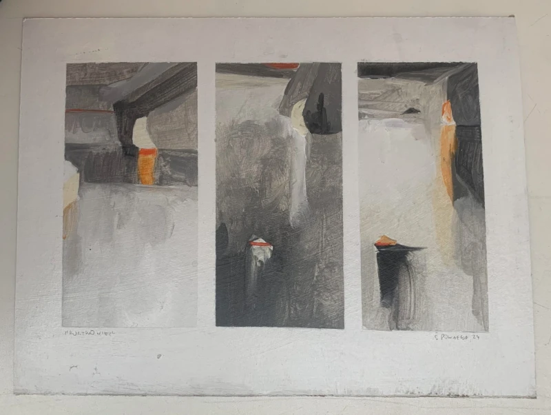 Sergiusz Powałka, Kurtkowiec, obraz, Galeria Sztuki Katarzyny Napiórkowskiej