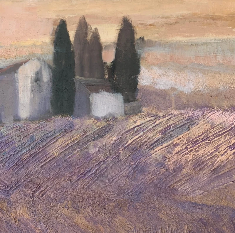 Katarzyna Zwolińska, Toskania, obraz, Galeria Sztuki Katarzyny Napiórkowskiej