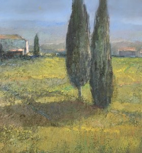 Katarzyna Zwolińska, Włoski pejzaż, obraz, Galeria Sztuki Katarzyny Napiórkowskiej