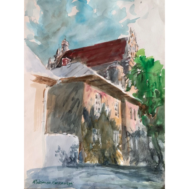 Wlodzimierz Karczmarzyk, Kazimierz Dolny, obraz, Galeria Sztuki Katarzyny Napiórkowskiej