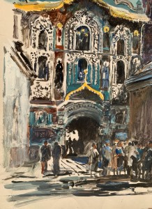 Włodzimierz Karczmarzyk, Kijów, obraz, Galeria Sztuki Katarzyny Napiórkowskiej