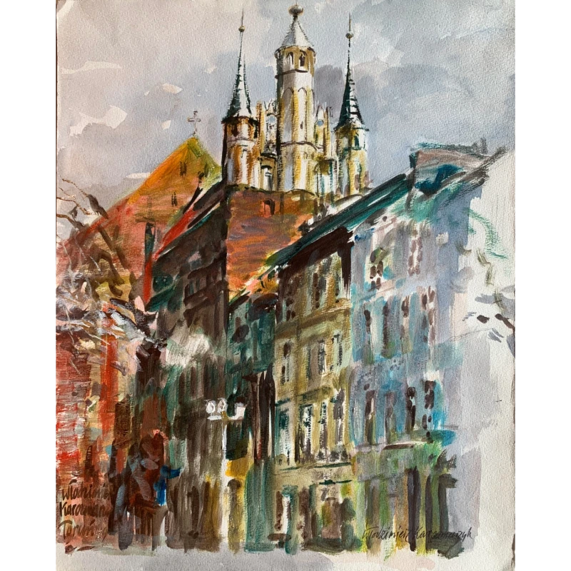 Włodzimierz Karczmarzyk, Toruń, obraz, Galeria Sztuki Katarzyny Napiórkowskiej