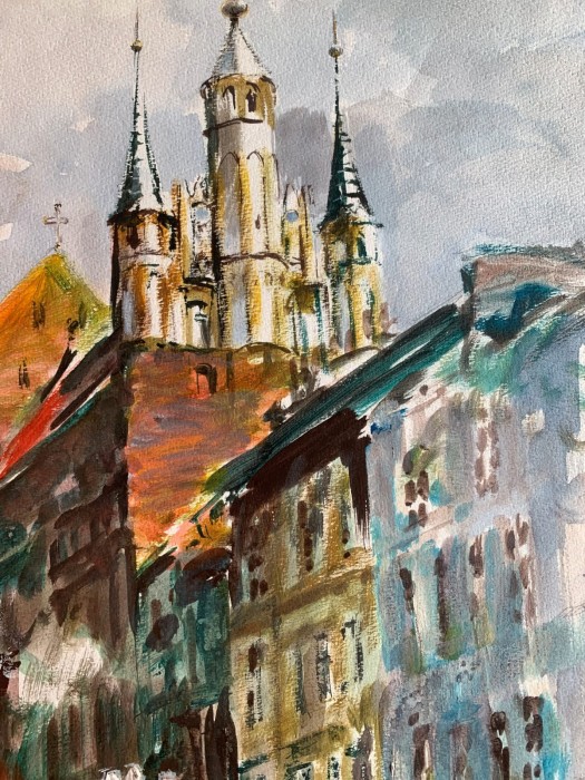 Włodzimierz Karczmarzyk, Toruń, obraz, Galeria Sztuki Katarzyny Napiórkowskiej