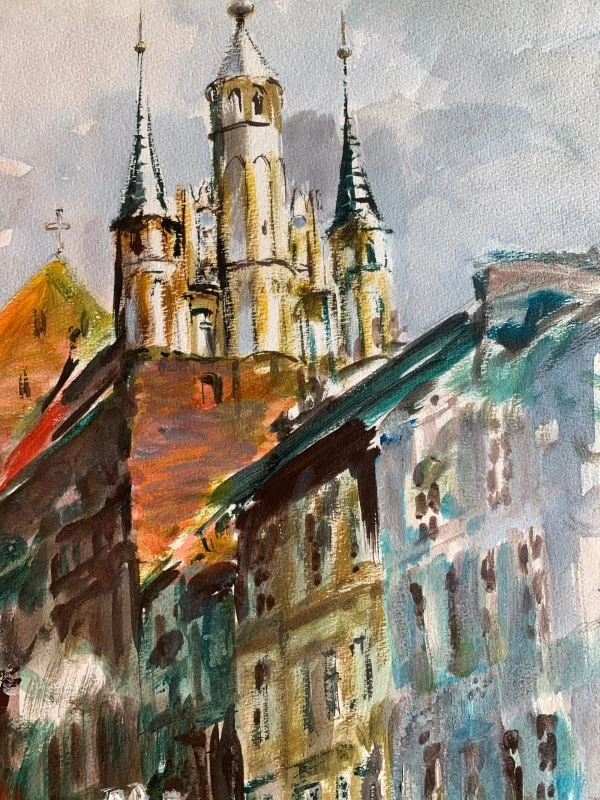 Włodzimierz Karczmarzyk, Toruń, obraz, Galeria Sztuki Katarzyny Napiórkowskiej